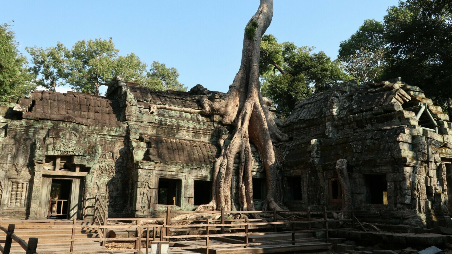 Osa 12. sajandi lõpul ehitatud Ta Prohmi tempel-kloostrist